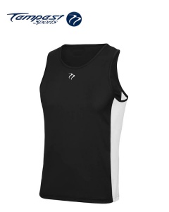 Tempest Black White Men's Training Vest